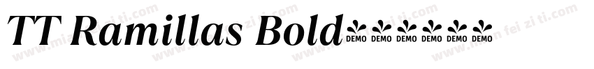 TT Ramillas Bold字体转换